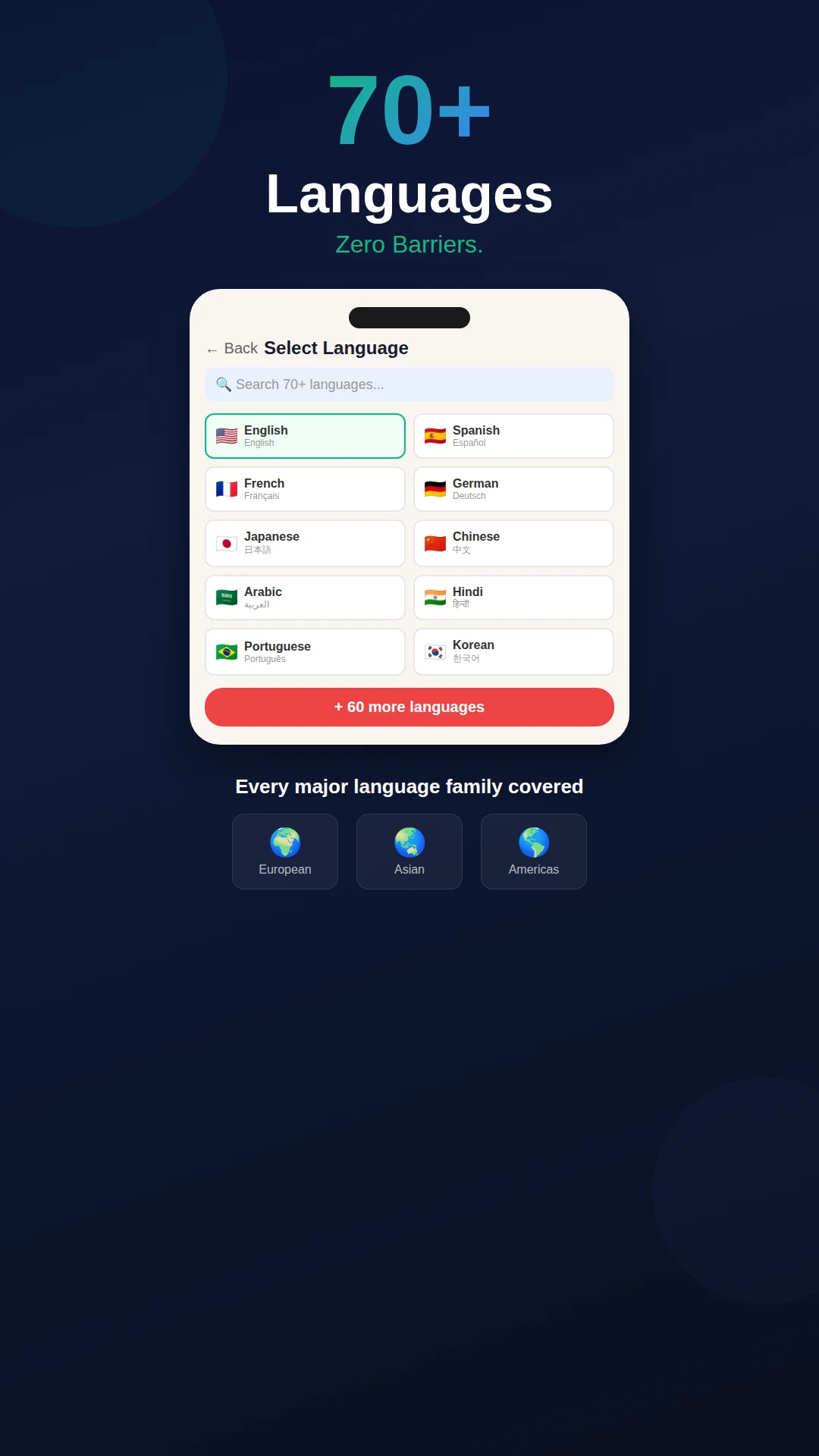 LinguaLinQ.ai Voice Translator screenshot
